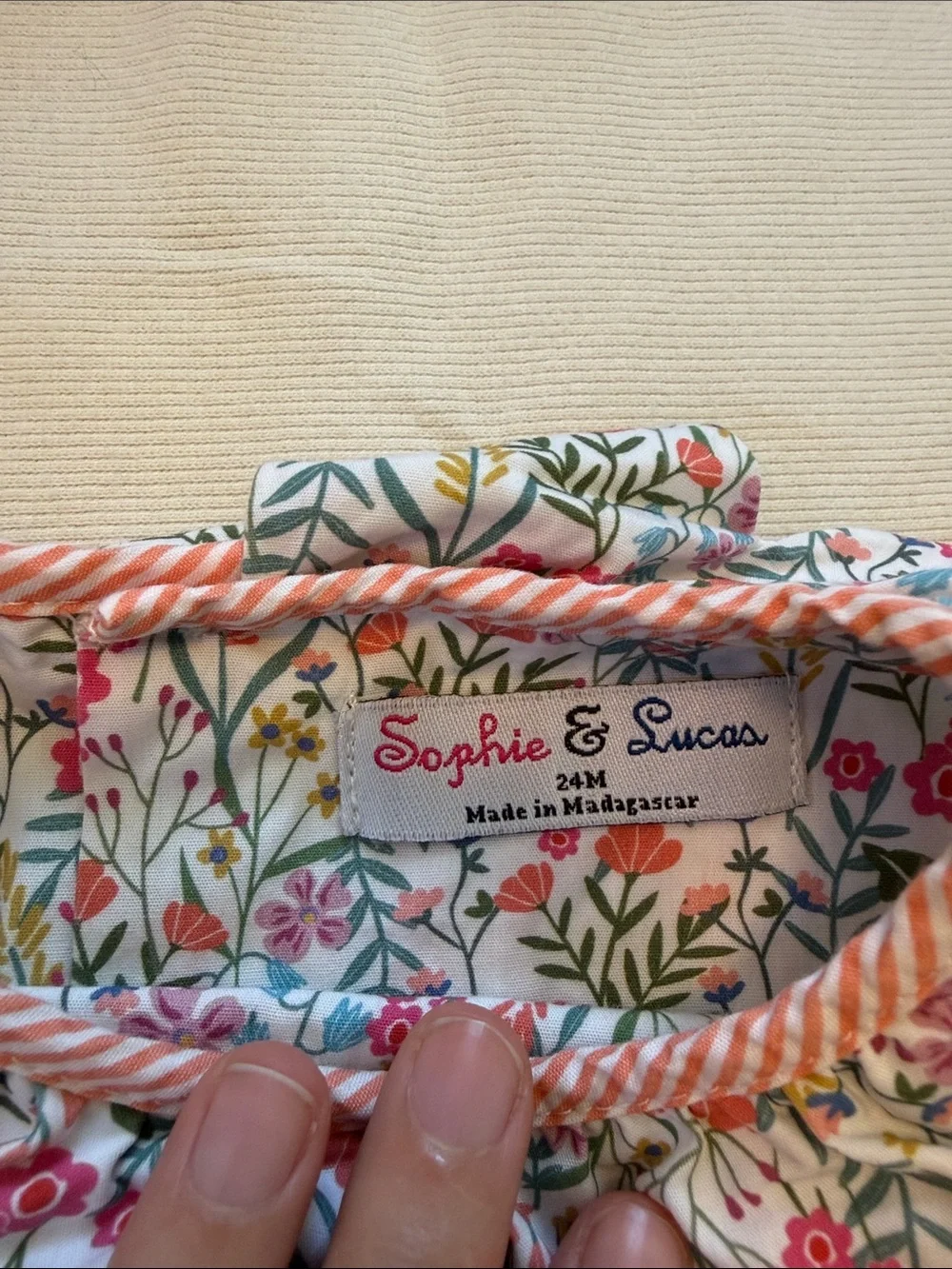 Sophie & Lucas soft floral